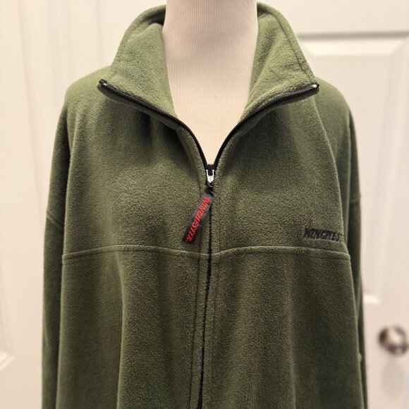 Winchester Men's Fleece Full Zip Jacket, Size XL, Green - Picture 1 of 5